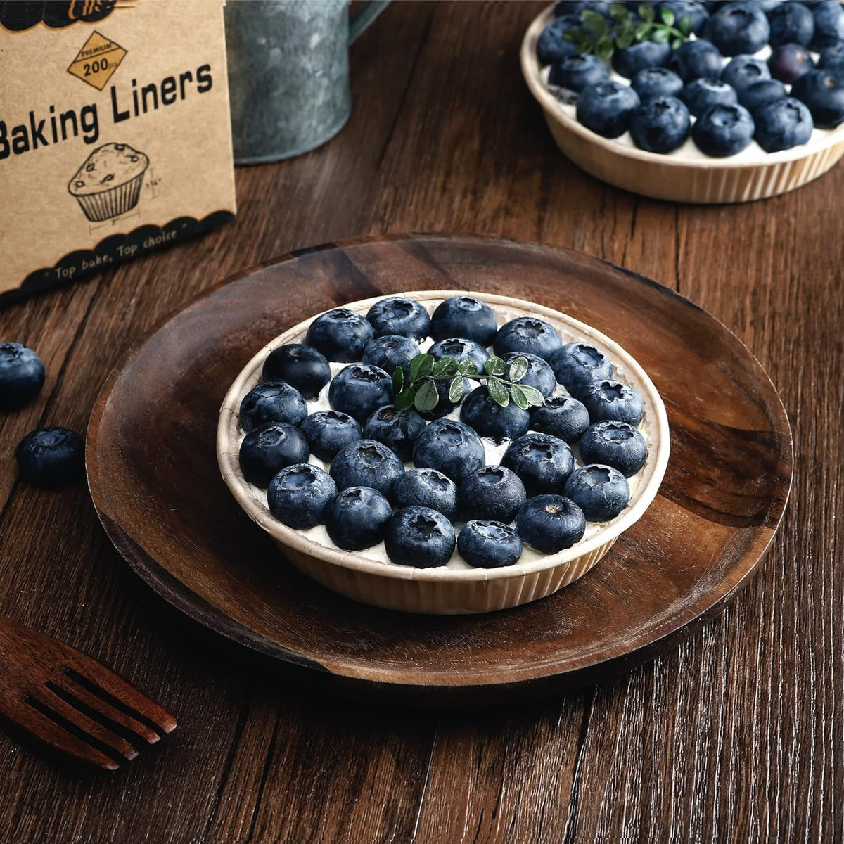 Bake Choice 200pcs Paper Mini Tart Pans, 4 Inch Mini Pie Tins, Disposable — product details
