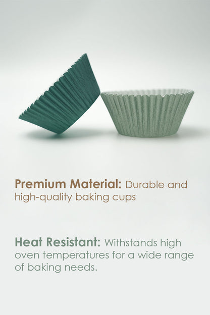 [Mini Size] Non-stick 400pcs Cupcake Liners for Baking, Natural, Food-grade Cupcake Wrapper, Greaseproof Parchment Muffin Liners