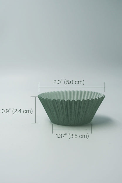 [Mini Size] Non-stick 400pcs Cupcake Liners for Baking, Natural, Food-grade Cupcake Wrapper, Greaseproof Parchment Muffin Liners