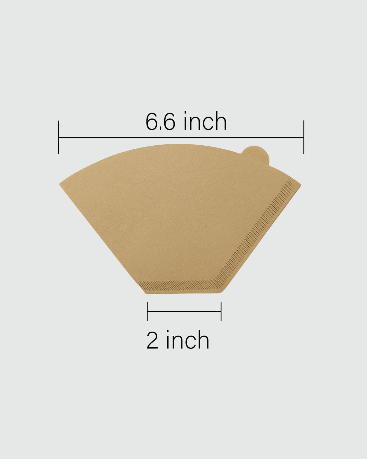 Bake Choice Coffee Filters #2 Cone Paper, # 2 Cone Shaped Unbleached All Natural Compostable Coffee Filters 100 Count, Biodegradable and Compostable, No Blowout — product details