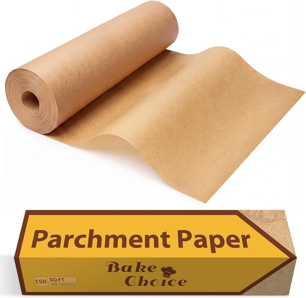 Unbleached Parchment Paper Roll, 13 in x 135 ft, 150 Sq Ft — main product image