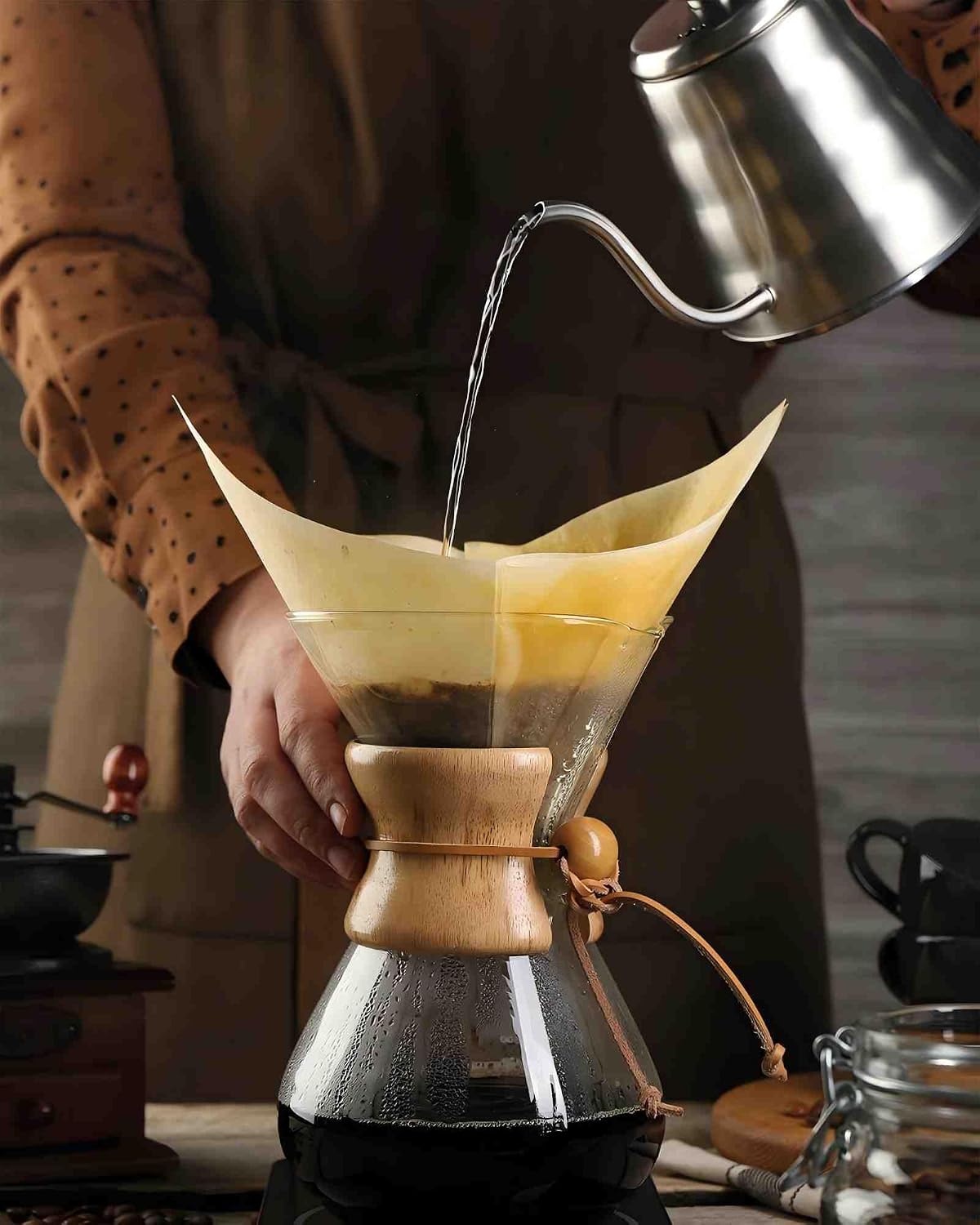 Bake Choice Coffee Filters, 5-13 Cups, for Pour-Over Coffee Makers, 50 Pcs — product details