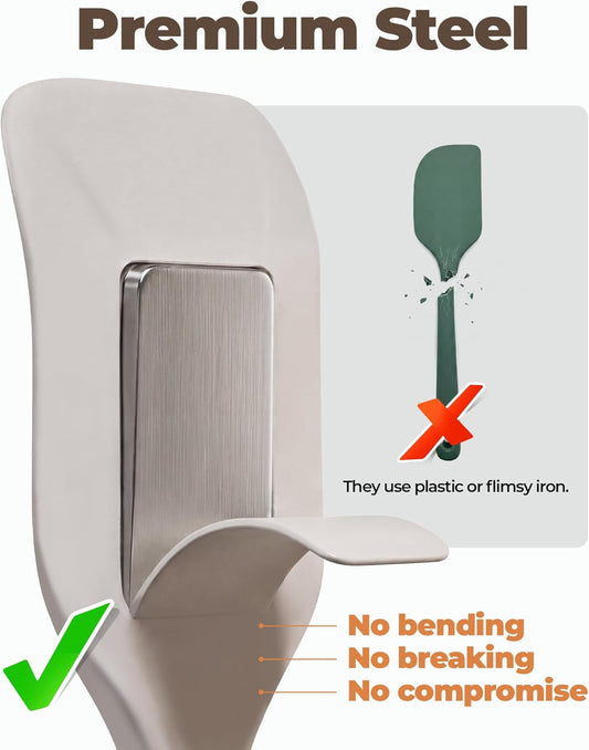 Bake Choice 2 Pieces Silicone Spatula Set, Premium Steel Core — product details