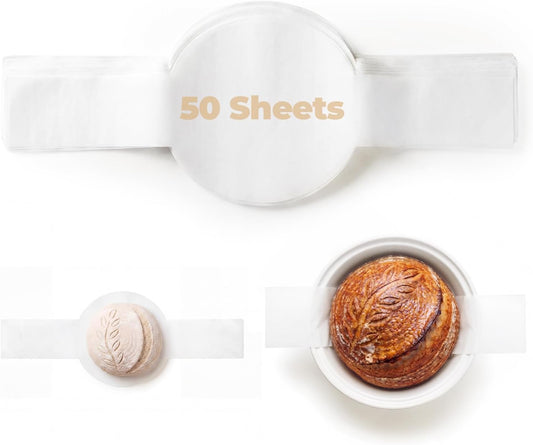 Bake Choice 50 Pcs Parchment Paper for Sourdough Baking, 8.67" Round — main product image