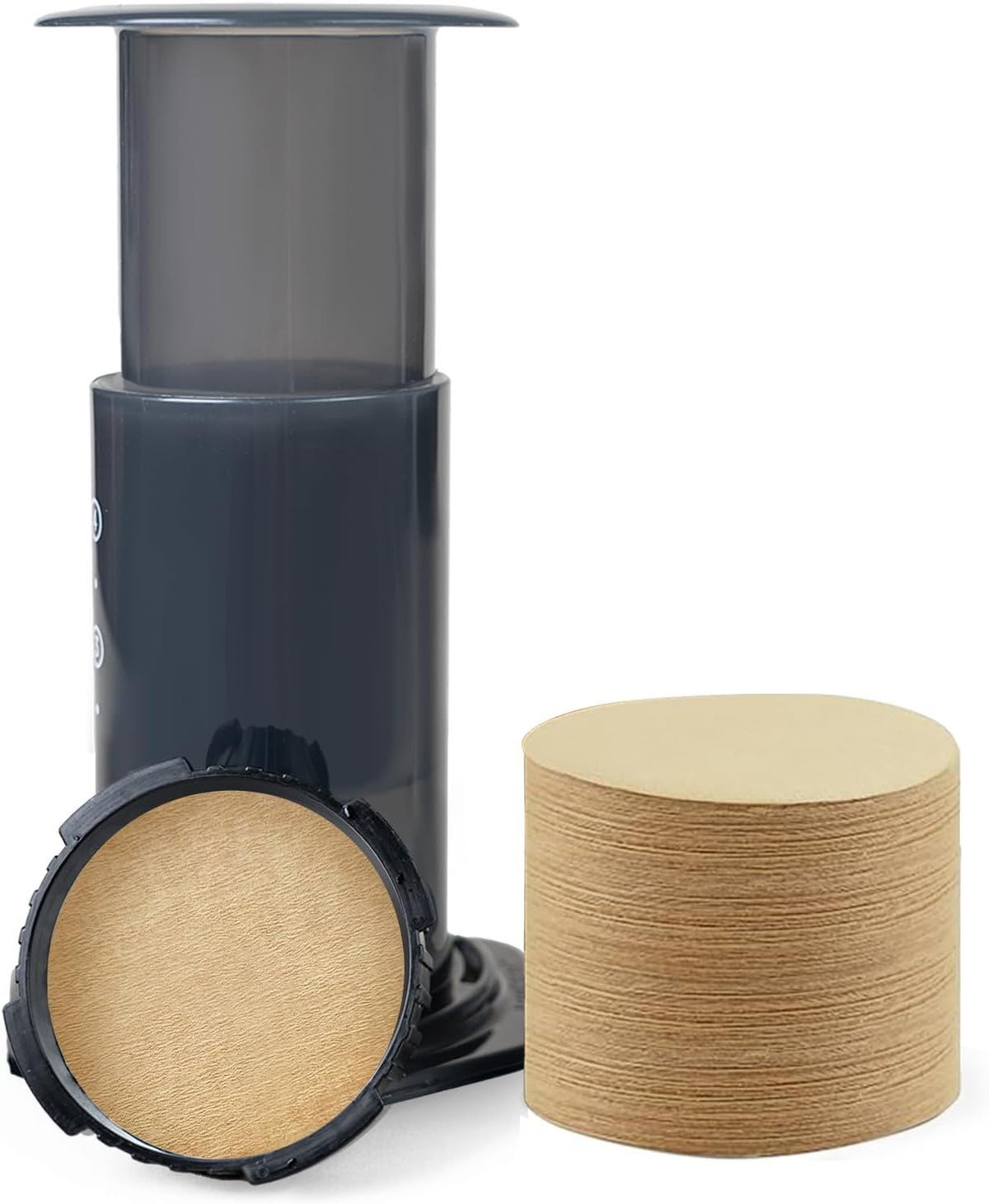 Bake Choice 500 Pcs Unbleached Coffee Filters for Aeropress Coffee Makers — main product image