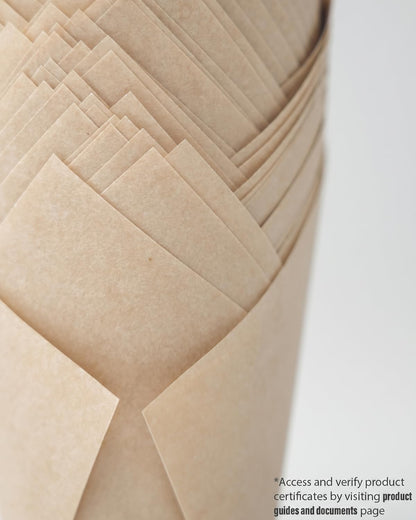 Bake Choice 200pcs Natural Tulip Cupcake Liners for Baking, EU 75GSM Paper — product details