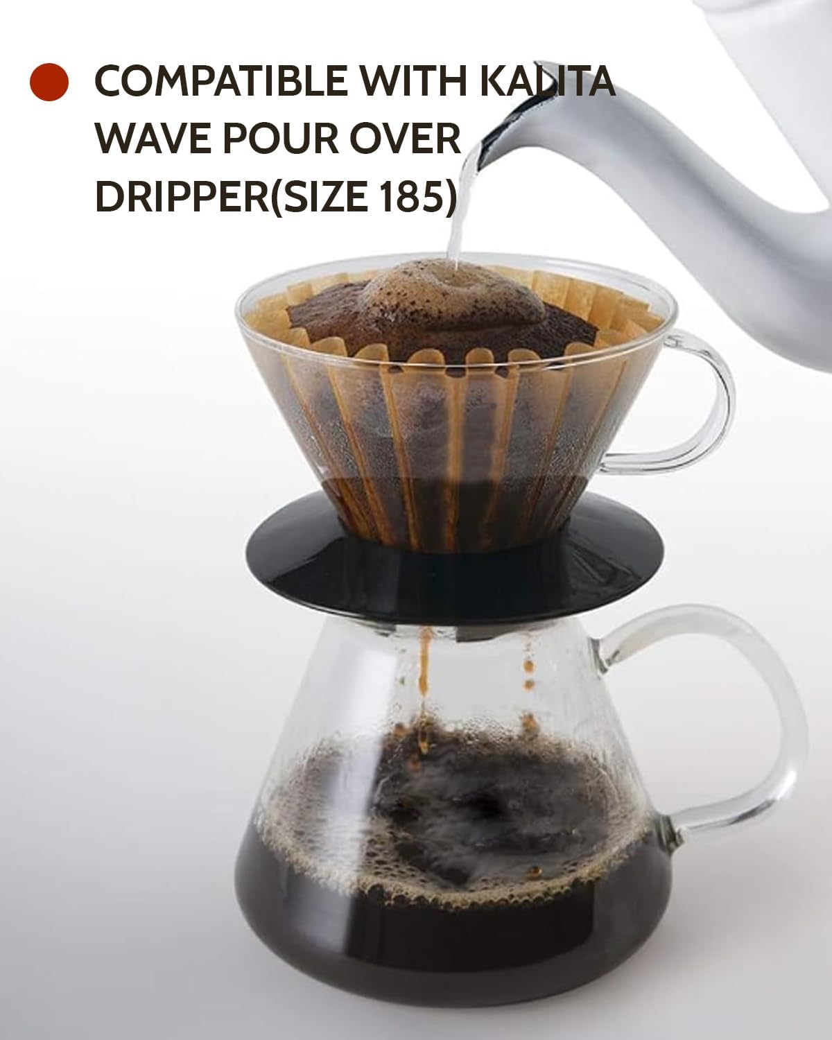 Bake Choice Coffee Filters, for Kalita Wave 185, 2-5 Cups, 100 Count — product details