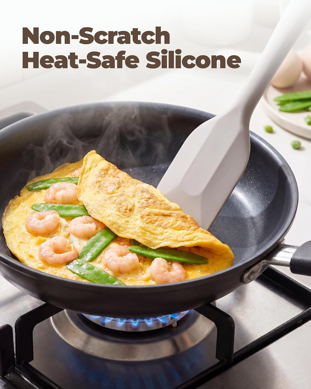 Bake Choice 2 Pieces Silicone Spatula Set, Premium Steel Core — product details
