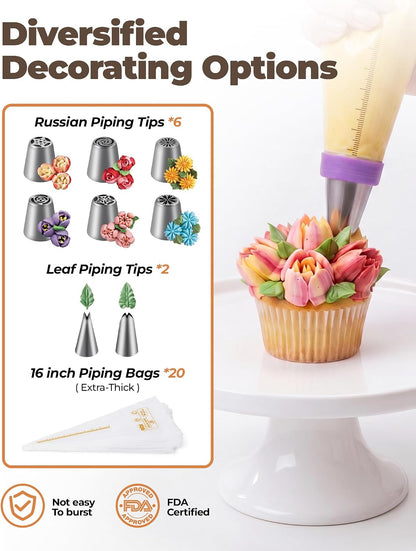 Bake Choice Muffin Pan for Baking, Standard Cupcake Pan Set, 132 PCS — product details