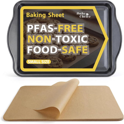 Bake Choice Small Baking Sheet, Baking Pan with 30 Pcs Pre Cut Liners — main product image