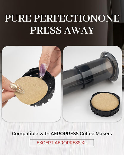 Bake Choice 500 Pcs Unbleached Coffee Filters for Aeropress Coffee Makers — product details