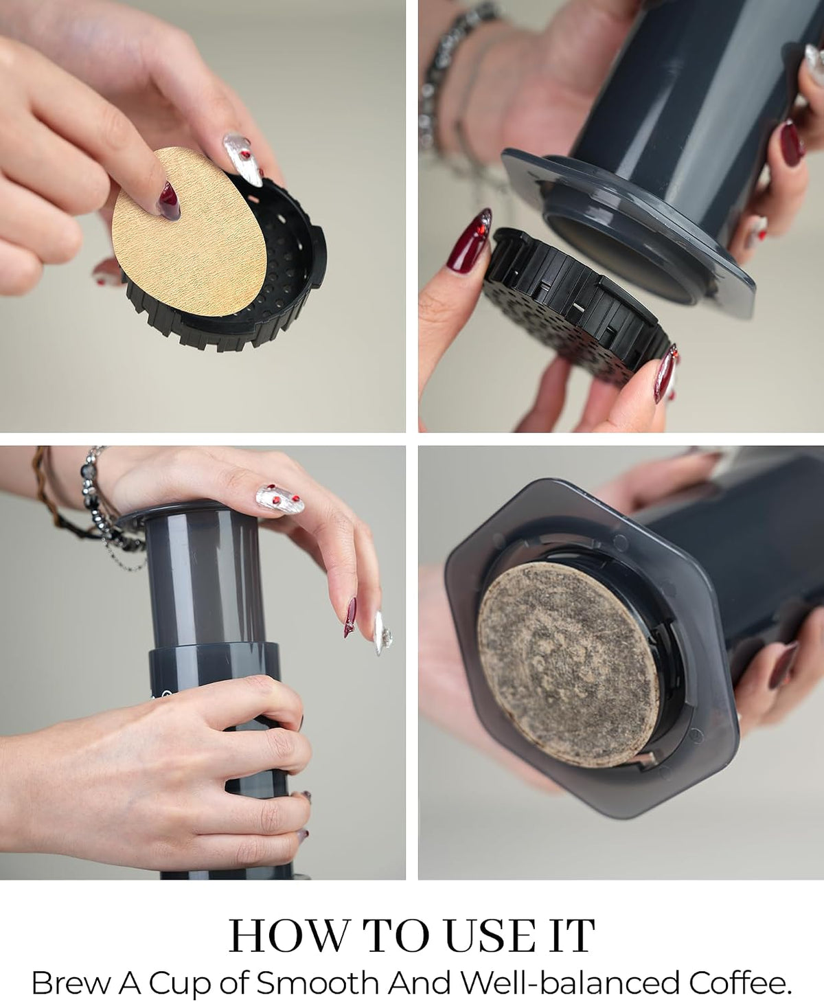 Bake Choice 500 Pcs Unbleached Coffee Filters for Aeropress Coffee Makers — product details
