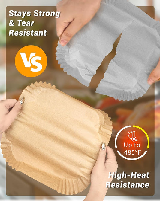 500Pcs Air Fryer Paper Liners, 8’’ Square Disposable Parchment Paper — product details