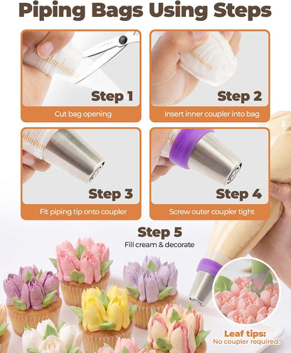 Bake Choice Muffin Pan for Baking, Standard Cupcake Pan Set, 132 PCS — product details