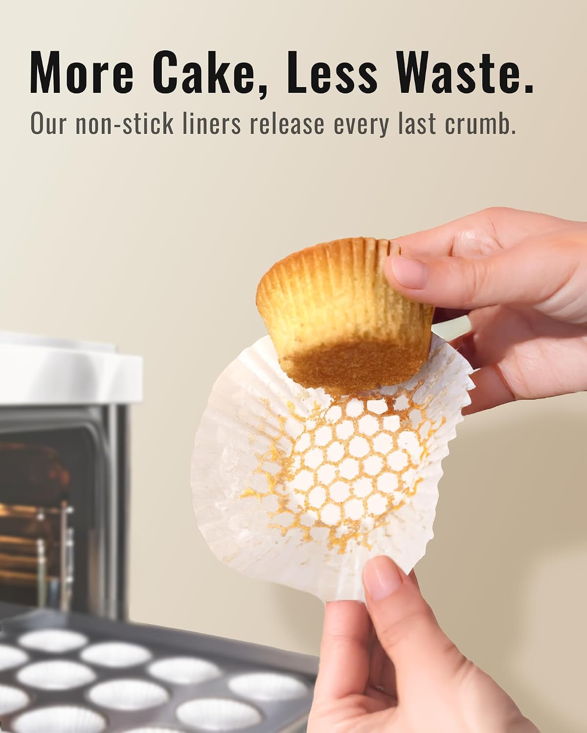 Bake Choice 200pcs Standard Cupcake Liners for Baking, White Muffin Liners — product details