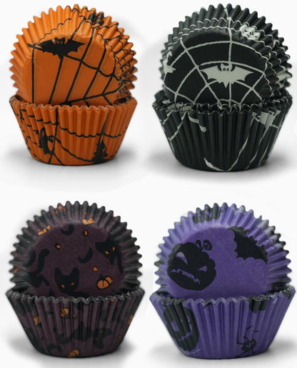 Bake Choice Mini Halloween Cupcake Liners 400pcs, Grease-Resistant — product details