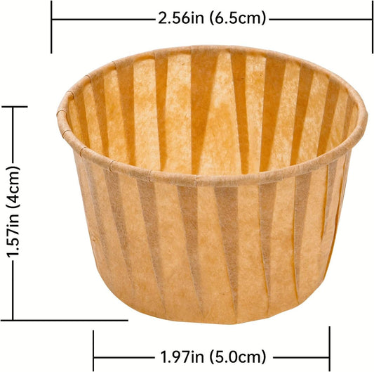 Bake Choice 50pcs Natural Cupcake Baking Cups, Heavy Duty Parchment Paper — product details