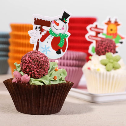 Bake Choice 200pc Standard Cupcake Liners for Baking, Rainbow Muffin Liners — product details