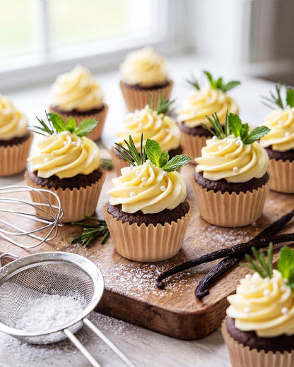 Bake Choice 250PCS Mini Cupcake Liners for Baking, Non-stick, Natural — product details