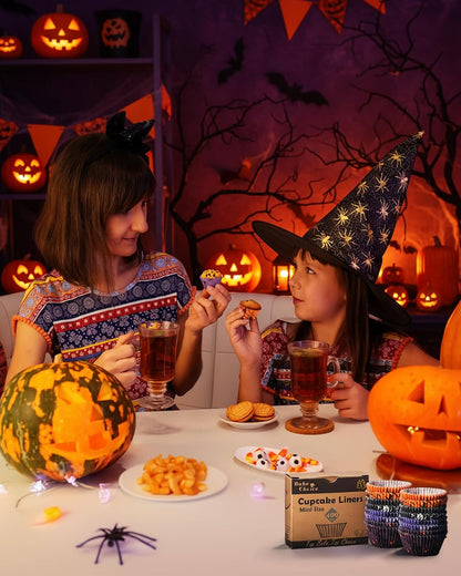 Bake Choice Mini Halloween Cupcake Liners 400pcs, Grease-Resistant — product details