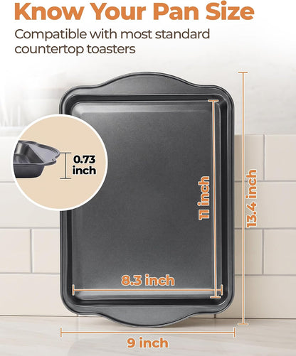 Bake Choice Small Baking Sheet, Baking Pan with 30 Pcs Pre Cut Liners — product details