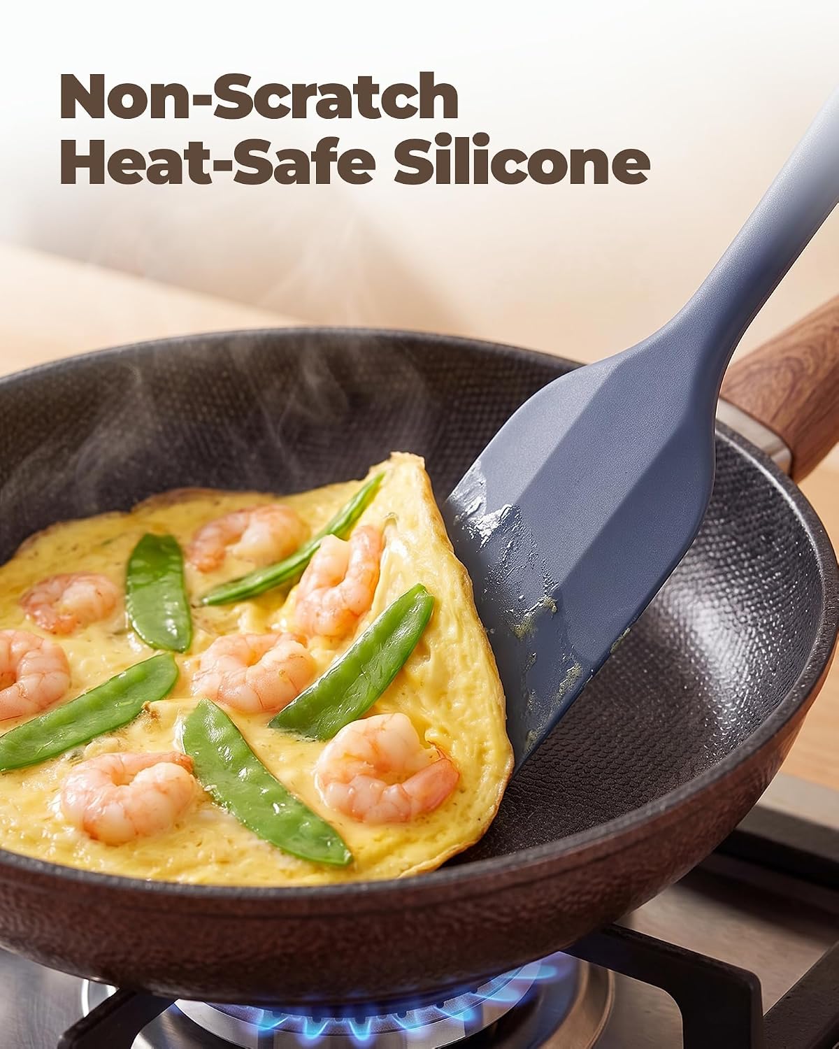 Bake Choice 2-Piece Heat Resistant Silicone Spatula Set with Steel Core — product details
